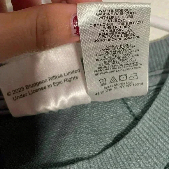 Def Leppard Distressed Teal Licensed Reto Vintage Inspired Crewneck Size XS - Picture 5 of 7